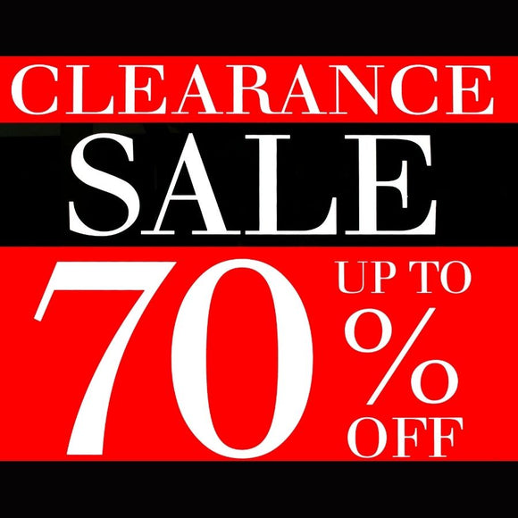 CLEARANCE - FINAL SALE