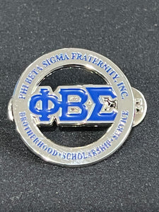 Phi Beta Sigma Fraternity Lapel Pin