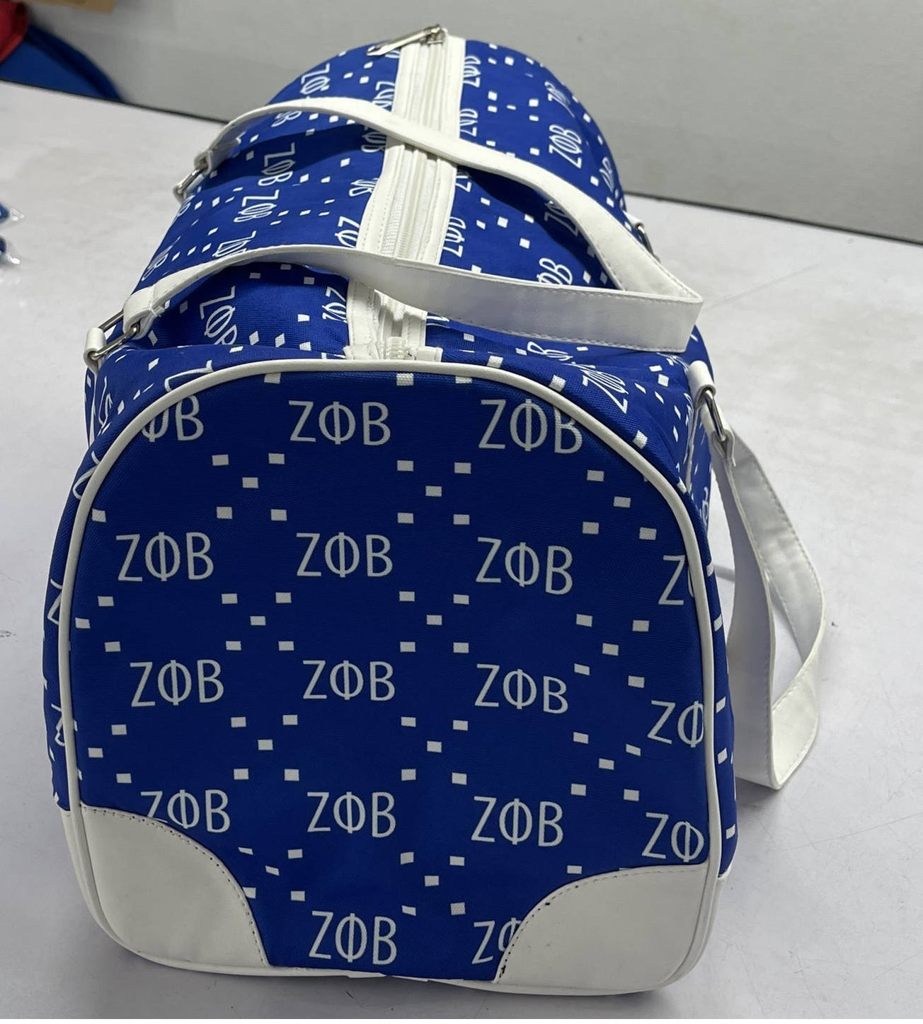 Customized Zeta Phi Beta Sorority, Inc. Travel Bag – KO's Blue