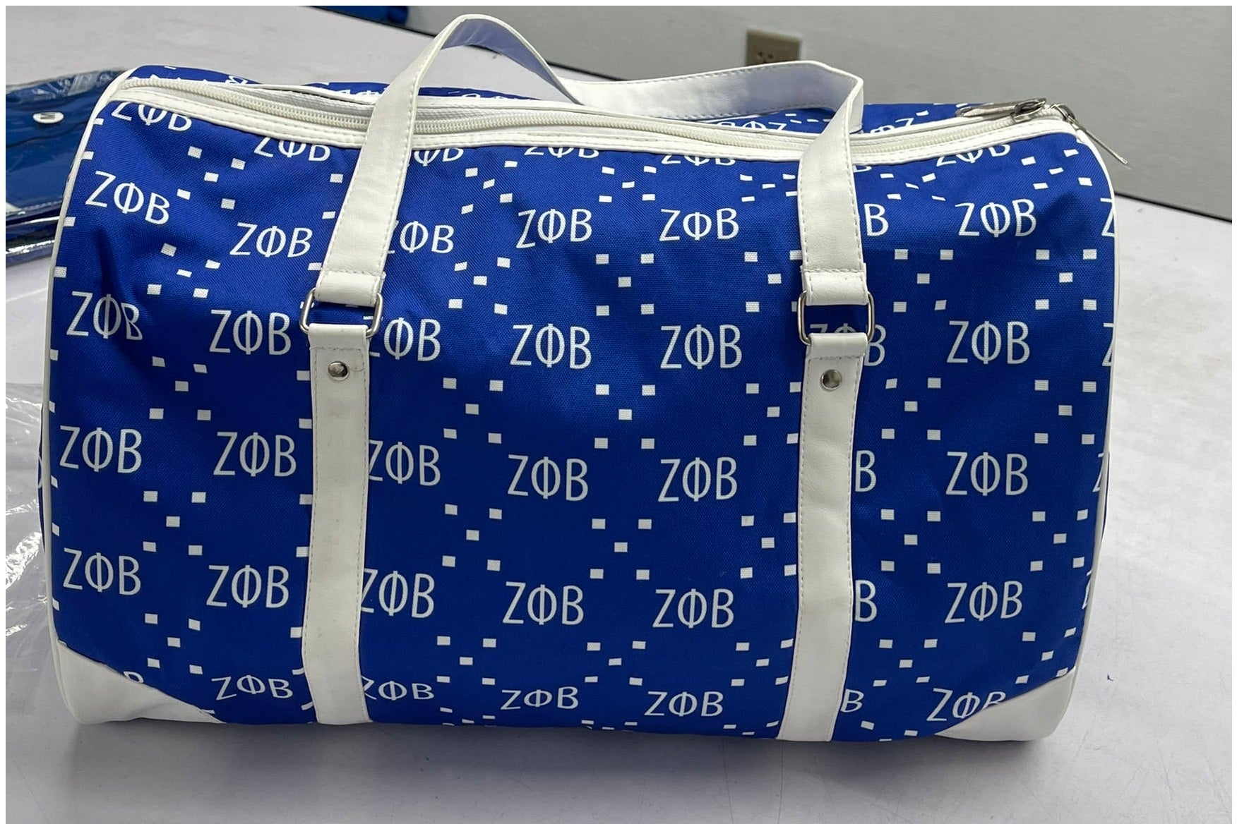 Customized Zeta Phi Beta Sorority, Inc. Travel Bag – KO's Blue