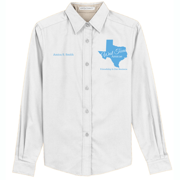 West Texas Amicae Long Sleeve Button-down Shirt