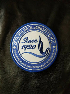 Zeta Phi Beta Sorority Seal Patch 4" Brand New