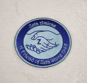 Zeta Amicae Seal Patch 4"