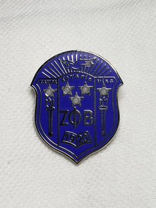 Zeta Phi Beta Crest Lapel Pin