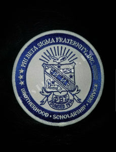 Phi Beta Sigma Shield Patch 4"