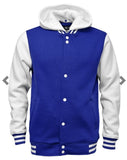 Sigma Beta Youth Hooded Fleece Letterman Jacket