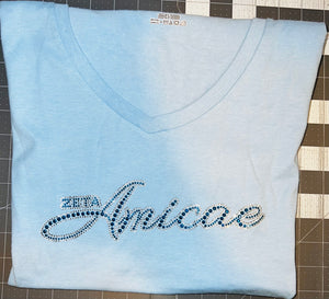 Zeta Amicae Rhinestone T-shirt - FINAL SALE