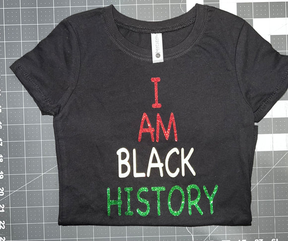 I AM BLACK HISTORY Youth T-shirt - FINAL SALE